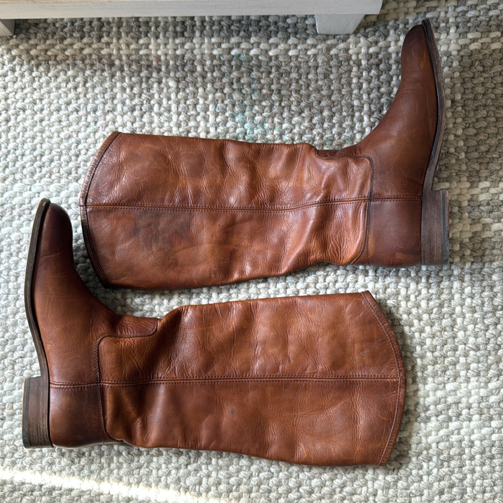 Frye Melissa Congac leather boots, size 7 - Picture 10 of 14